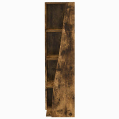 vidaXL Corner Cabinet 27.5x27x102cm Engineered Wood Smoked Oak 5