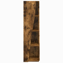 vidaXL Corner Cabinet 27.5x27x102cm Engineered Wood Smoked Oak 6
