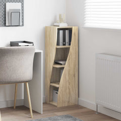 Corner Cabinet Engineered Wood Sonoma Oak, image 4