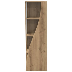 Corner Cabinet Engineered Wood Artisan Oak, image 6