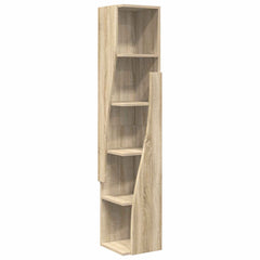 vidaXL Corner Cabinet 27.5x27x140cm Engineered Wood Sonoma Oak 2