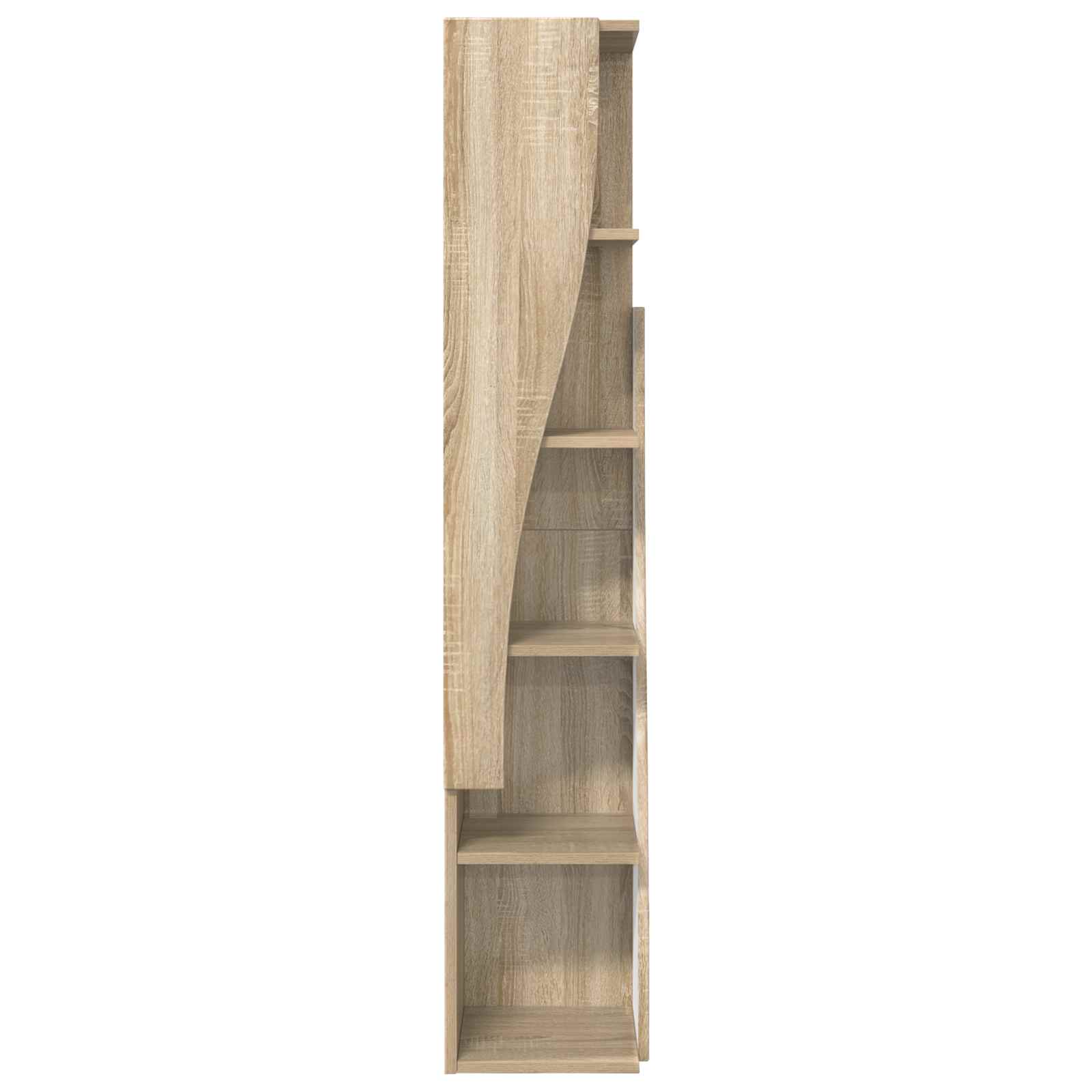 vidaXL Corner Cabinet 27.5x27x140cm Engineered Wood Sonoma Oak 5