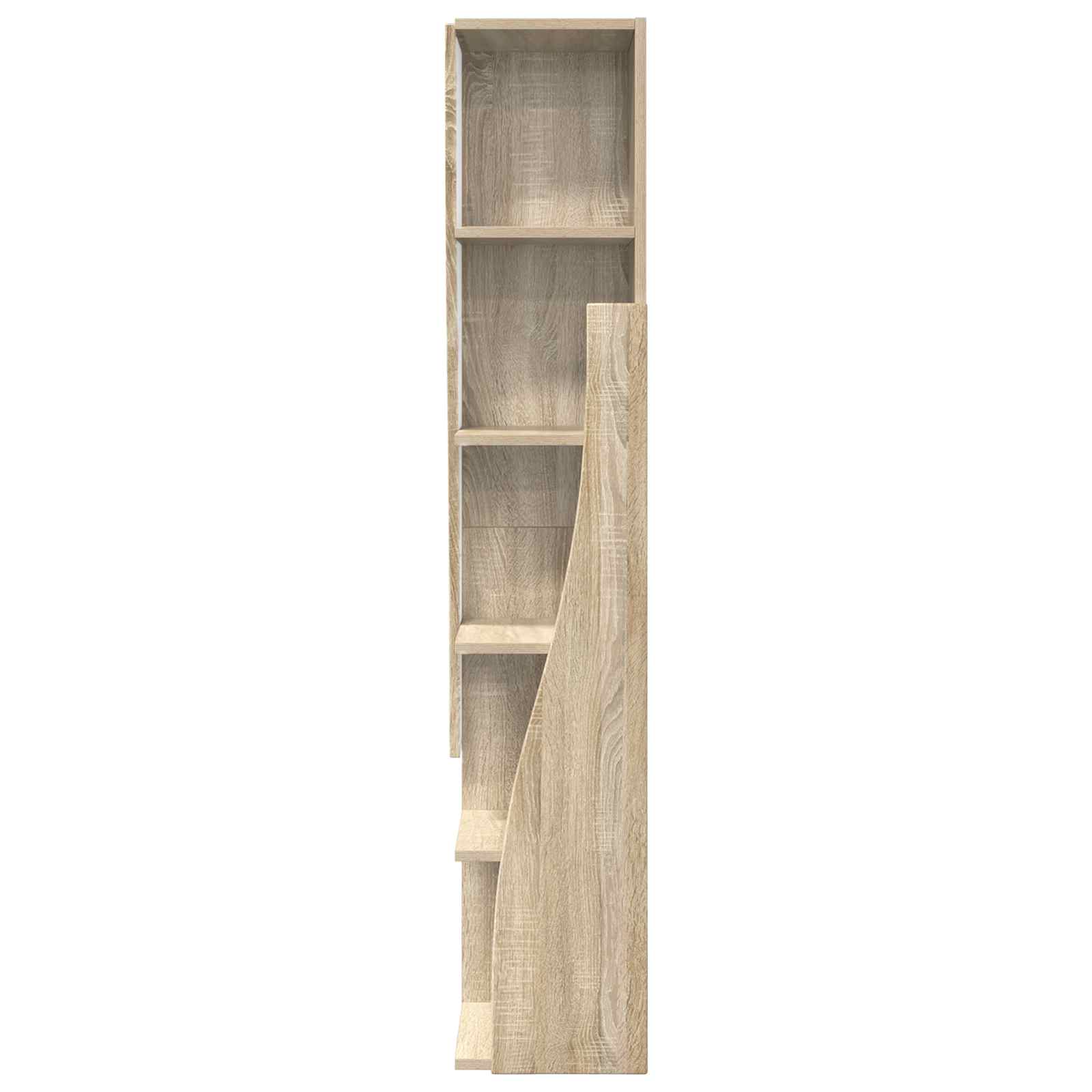 vidaXL Corner Cabinet 27.5x27x140cm Engineered Wood Sonoma Oak 6