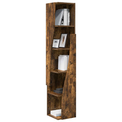 Corner Cabinet Engineered Wood Width 27.5 cm Smoked oak 140 cm