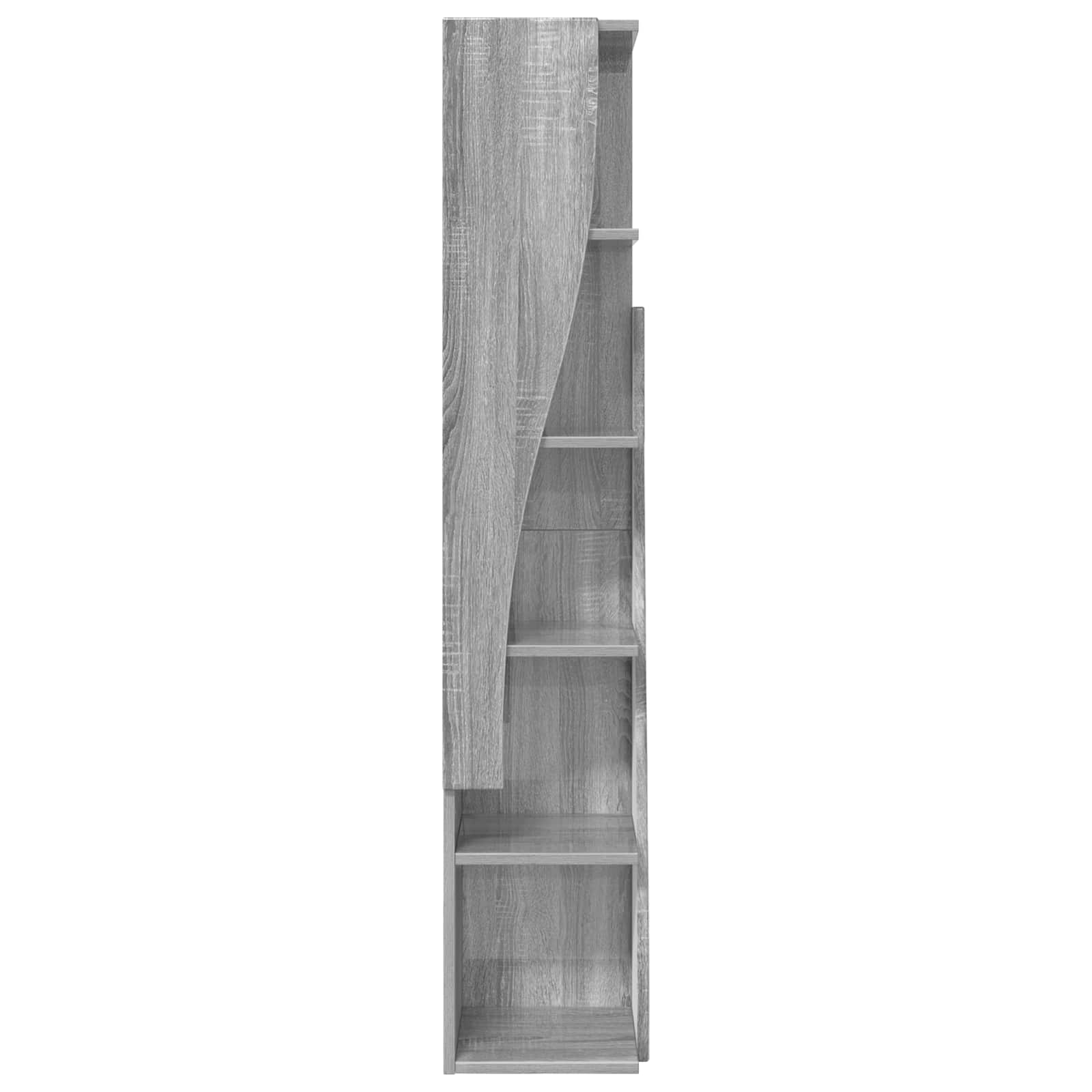 vidaXL Corner Cabinet 27.5x27x140cm Engineered Wood Grey Sonoma 5