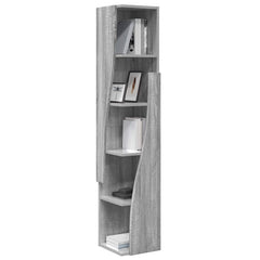 vidaXL Corner Cabinet 27.5x27x140cm Engineered Wood Grey Sonoma 3