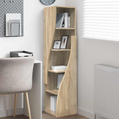 Corner Cabinet Engineered Wood Sonoma Oak, image 4