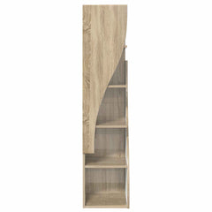 Corner Cabinet Engineered Wood Sonoma Oak, image 6