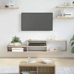 vidaXL Wall TV Stand 150 x 25 x 28.5 cm Engineered Wood 1