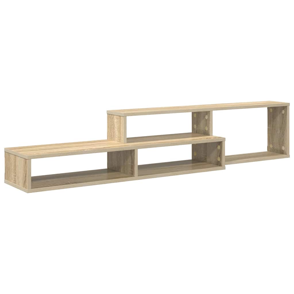 vidaXL Wall TV Stand 150 x 25 x 28.5 cm Engineered Wood 2