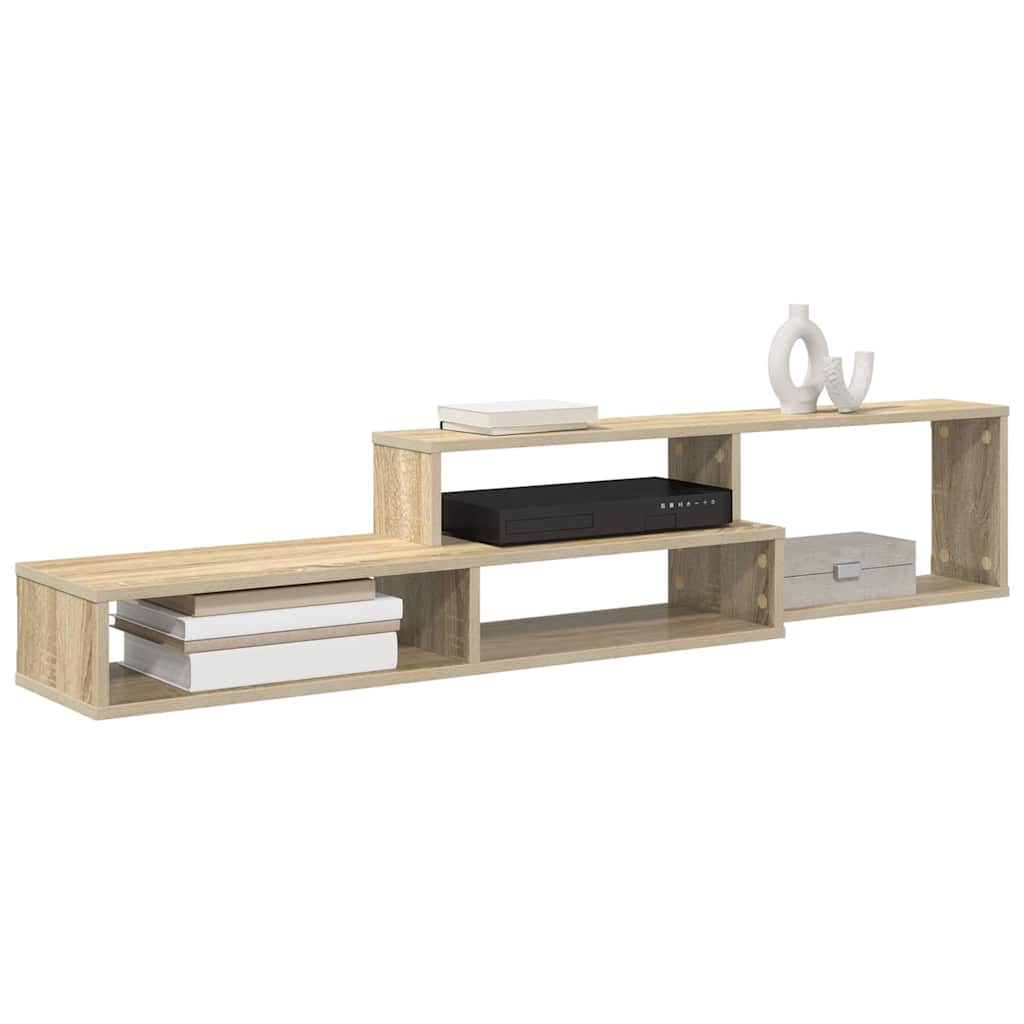 vidaXL Wall TV Stand 150 x 25 x 28.5 cm Engineered Wood 3