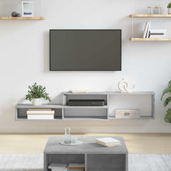 vidaXL Wall TV Stand 150 x 25 x 28.5 cm Engineered Wood 1
