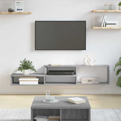vidaXL Wall TV Stand 150 x 25 x 28.5 cm Engineered Wood 1