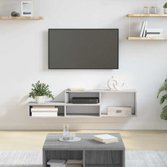 vidaXL Wall TV Stand 120 x 25 x 28.5 cm Engineered Wood 1
