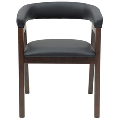 vidaXL Dining Chairs 2 pcs Solid Rubber Wood Light Brown 5