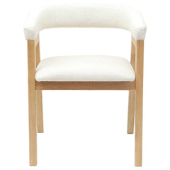 vidaXL Dining Chairs 2 pcs Solid Rubber Wood Natural 54 x 57 x 73 cm 5