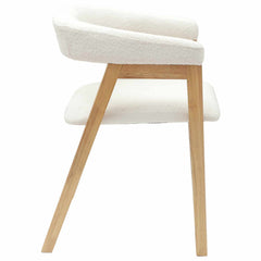 vidaXL Dining Chairs 2 pcs Solid Rubber Wood Natural 54 x 57 x 73 cm 6