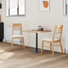 vidaXL Dining Chairs 2 pcs Solid Rubber Wood Natural 43 x 54 x 89 cm 3