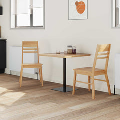 vidaXL Dining Chairs 2 pcs Solid Rubber Wood Natural 43 x 54 x 89 cm 3