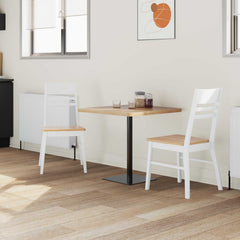 vidaXL Dining Chairs 2 pcs Solid Rubber Wood White 43 x 54 x 89 cm 3