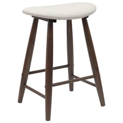 vidaXL Dining Chairs 2 pcs Solid Rubber Wood Light Brown 4