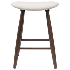 vidaXL Dining Chairs 2 pcs Solid Rubber Wood Light Brown 5