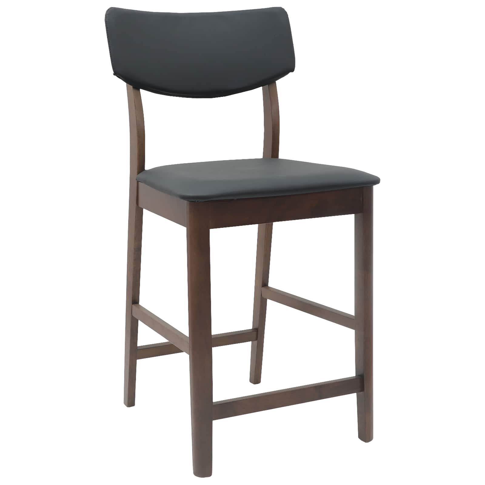 vidaXL Dining Chairs 2 pcs Solid Rubber Wood Light Brown 4