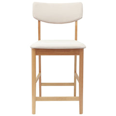 vidaXL Dining Chairs 2 pcs Solid Rubber Wood Natural 48 x 49 x 95 cm 5
