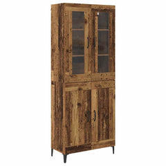 Highboard 69.5 x 34 x 180 cm Engineered Wood Old wood