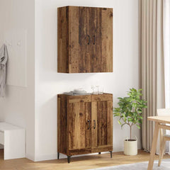 Highboard 69.5 x 34 x 180 cm Engineered Wood Old wood
