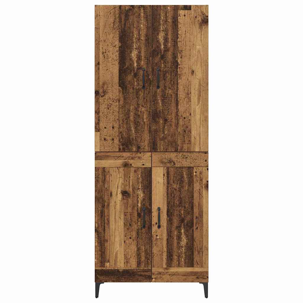 Highboard 69.5 x 34 x 180 cm Engineered Wood Old wood