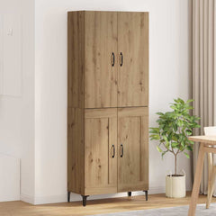 Highboard 69.5 x 34 x 180 cm Engineered Wood Artisan oak