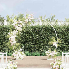 Double Wedding Arch 220 x 45 x 200 cm Steel White