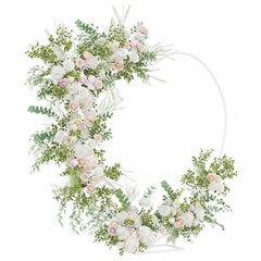 vidaXL Wedding Arch White 195 x 35 x 211 cm Steel 3