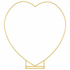 vidaXL Wedding Arch Gold 195 x 35 x 211 cm Steel 2