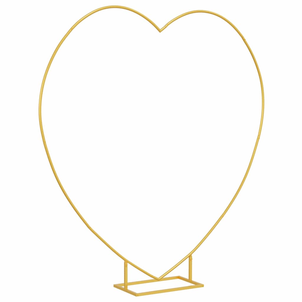 vidaXL Wedding Arch Gold 195 x 35 x 211 cm Steel 5