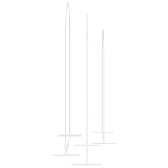 Wedding Arch 3 pcs 120 x 40 x 217 cm Steel White