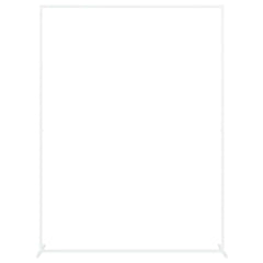 vidaXL Wedding Arch White 150 x 49.5 x 200 cm Steel 2