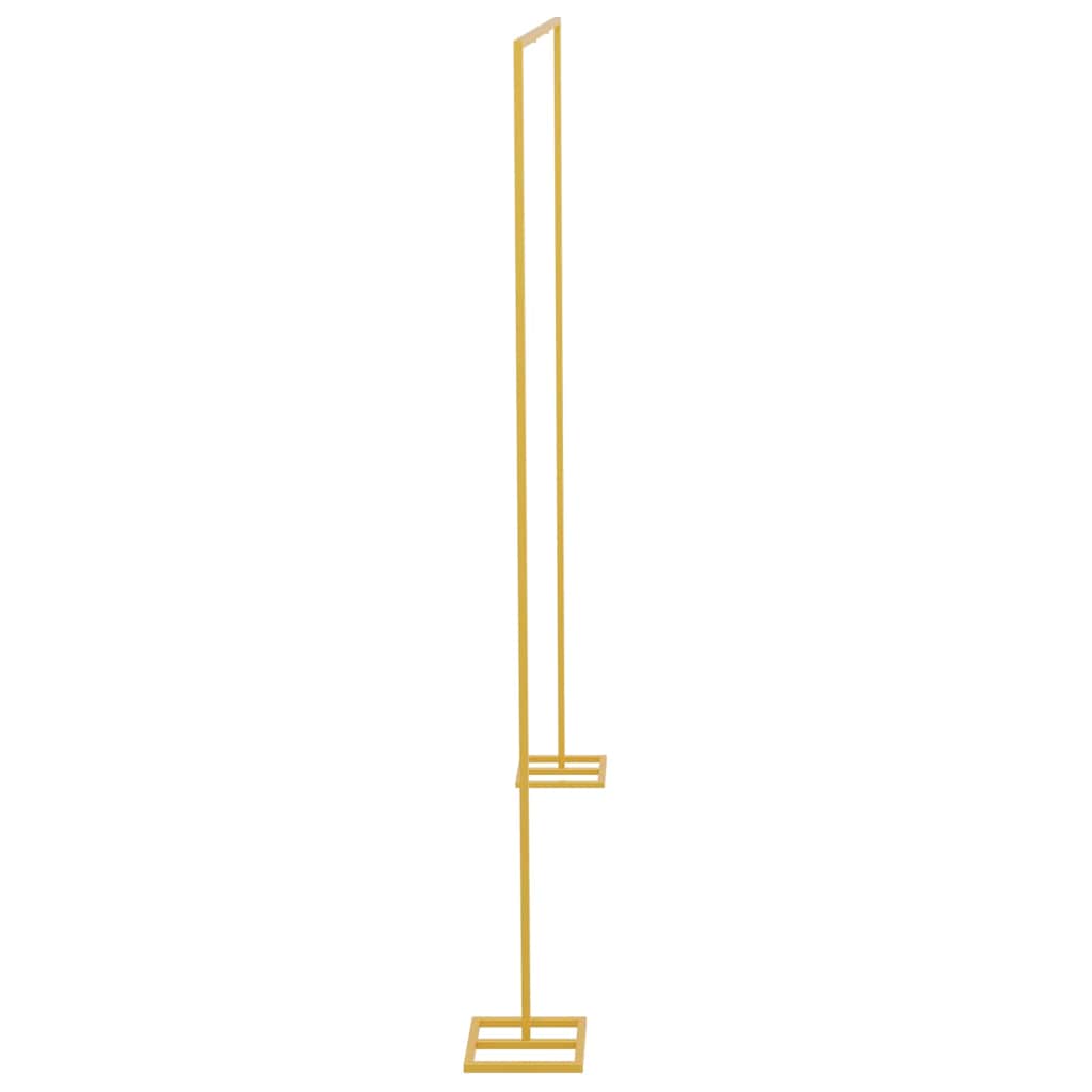 vidaXL Wedding Arch Gold 338 x 35 x 300 cm Steel 6
