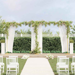 vidaXL Wedding Arch Gold 657 x 35 x 300 cm Steel 1