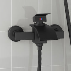 Shower Head Set 1/2 inches Black without shower head