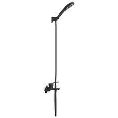 vidaXL Shower Head Set Black G 1/2 inches 5