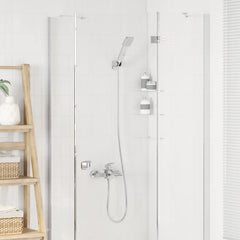 vidaXL Shower Head Set Chrome G 1/2 inches 3