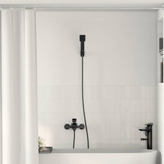 Shower Head Set 1/2 inches Black with shower head