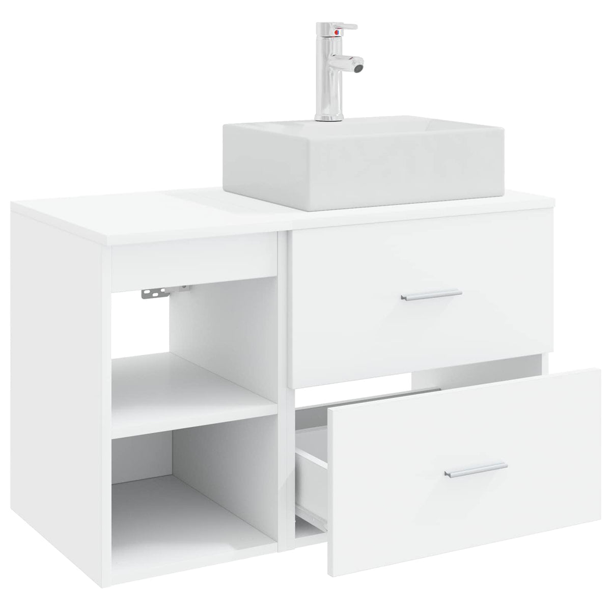 Bathroom Cabinet Set 2 pcs 79.5 x 41 x 79.5 cm White