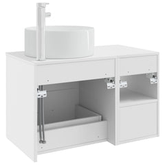 Bathroom Cabinet Set 2 pcs 79.5 x 44.5 x 80 cm White