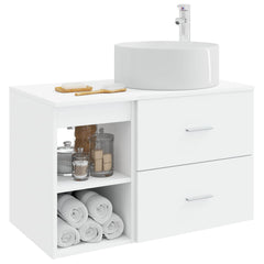 Bathroom Cabinet Set 2 pcs 79.5 x 44.5 x 80 cm White