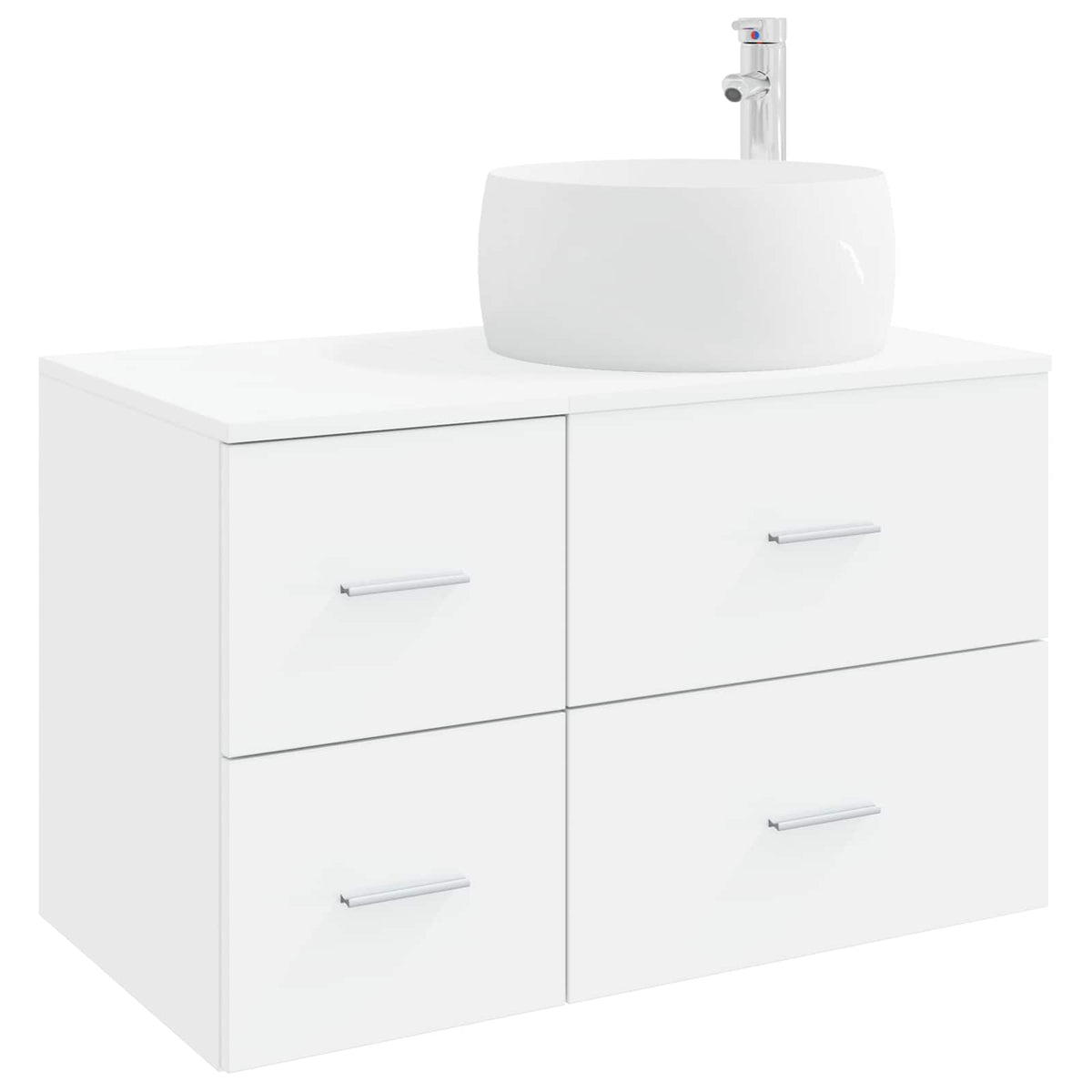 Bathroom Cabinet Set 2 pcs 79.5 x 44.5 x 80 cm White