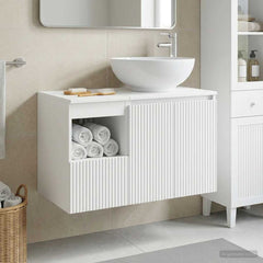 Bathroom Cabinet Set 2 pcs 79.5 x 44.5 x 80 cm White