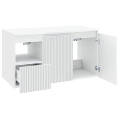 Bathroom Cabinet Set 2 pcs 92.5 x 44.5 x 50 cm White